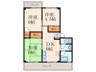 松井マンションの物件間取画像